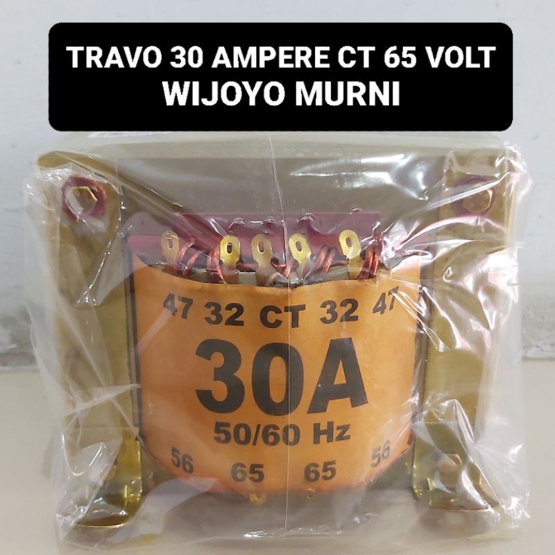 Travo 30 Amper WIJOYO CT 65 Volt Murni Trafo 30A