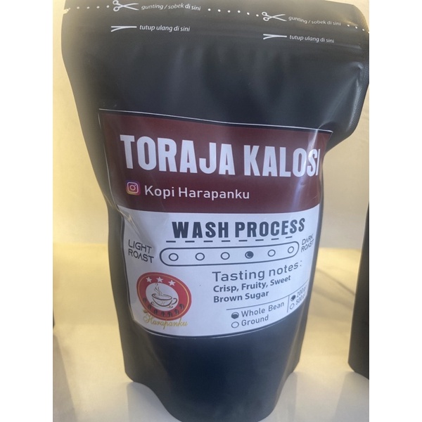 

Arabika Toraja Kalosi 200 gram