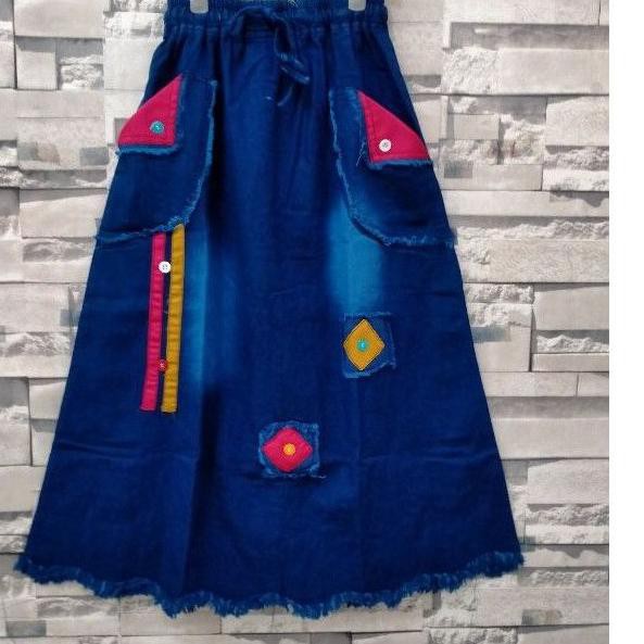 Star Seller» Rok jeans anak tanggung panjang/anderok Levis anak ♔