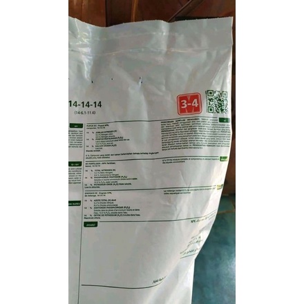 Pupuk OSMOCOTE 14-14-14 100 grm / pupuk Slow rilis
