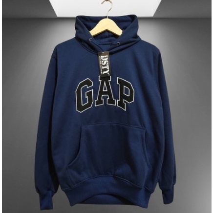 Sweater Hoodie GAP Premium Tulisan Bordir Bahan Fleece Tebal - Jaket Hoodie Distro Pria &amp; Wanita XXL