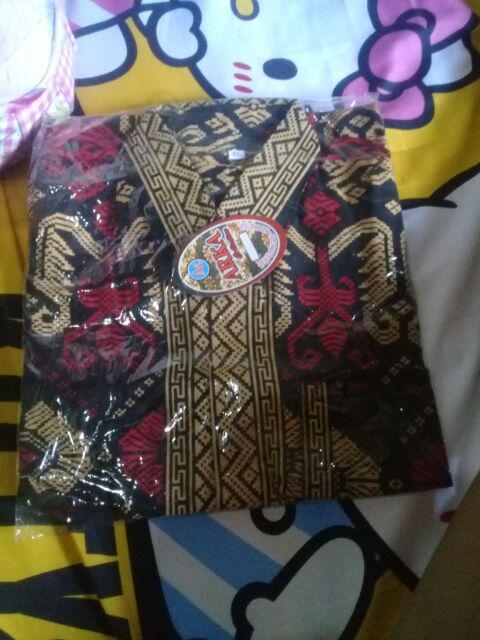 New Arrival Distro Batik Pria Bordir Sogan Hrb026 Batikaf Notoarto Batik Ipnu-ippnu Hem Pria Bel