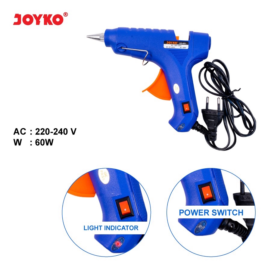 Lem Tembak Besar Joyko GG-851 60 watt 60W Glue Gun