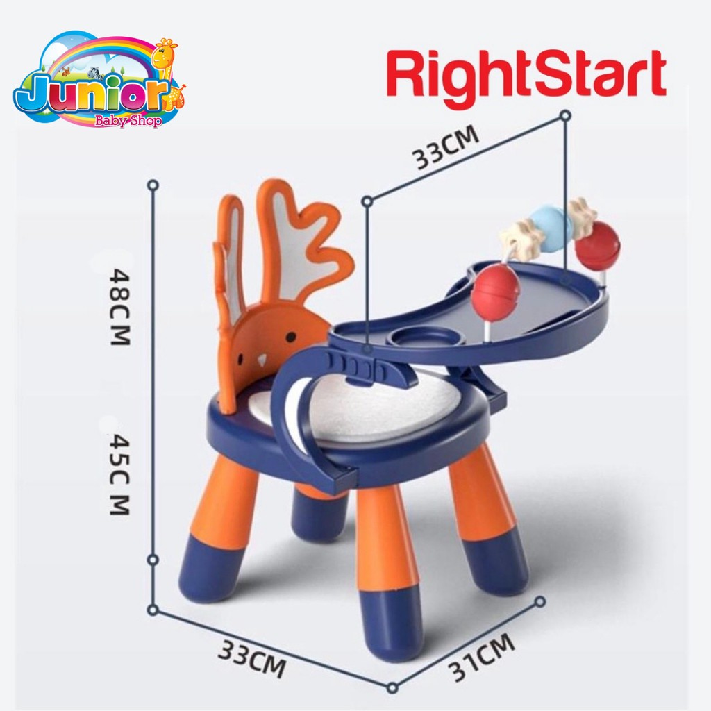 Right Start 3in1 Deer Chair With Toys