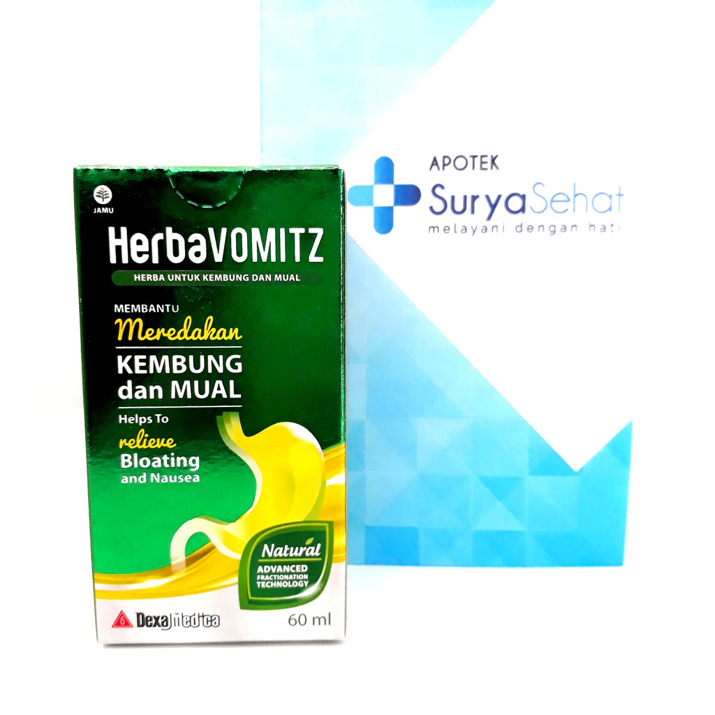 HERBAVOMITZ Sirup 60ml - Herba untuk Kembung dan Mual