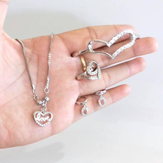 SET XUPING PUTIH / SET SILVER XUPING / SET XUPING DEWASA