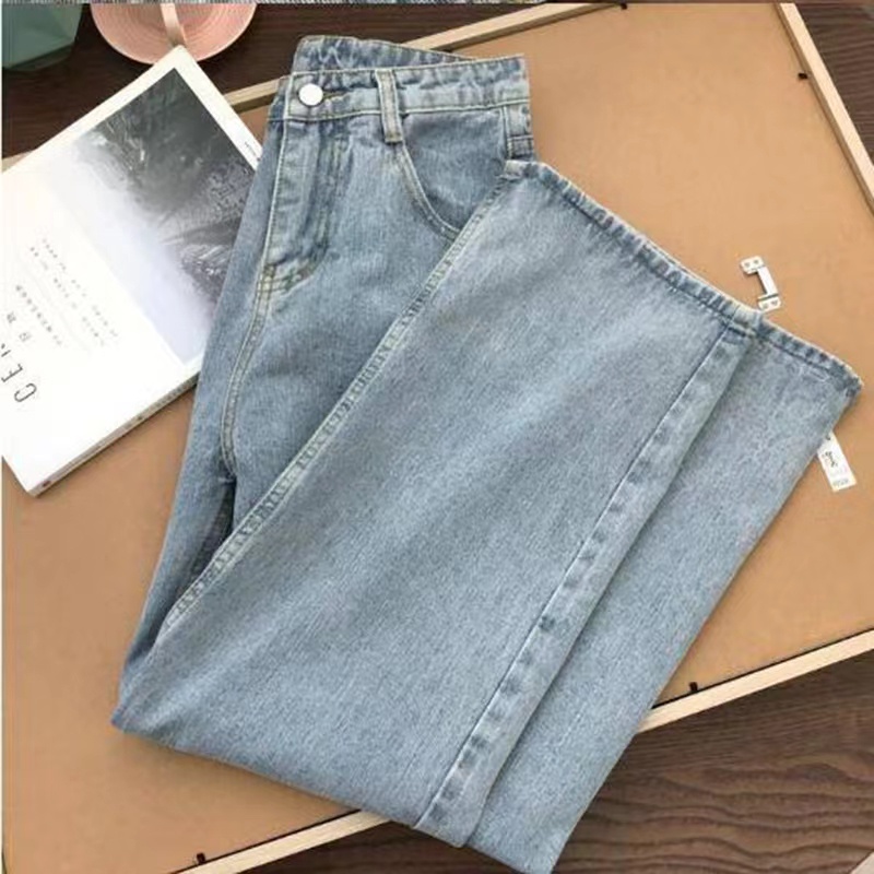 celana panjang jeans  high waist kulot jeans wanita