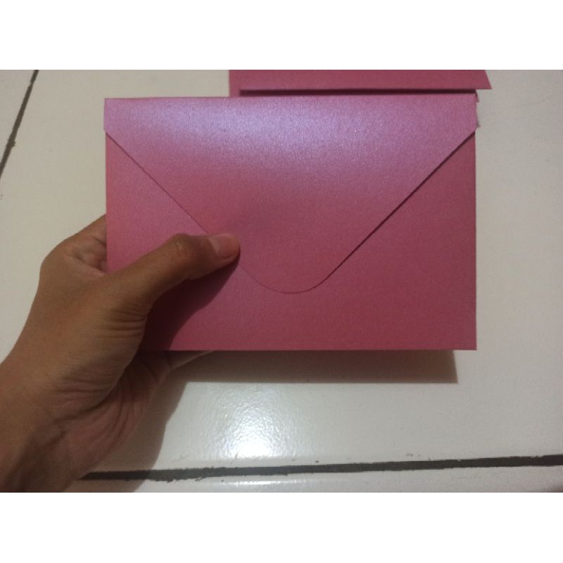 

Amplop A6 Pink Tua Jasmine 11x16cm Tebal Premium