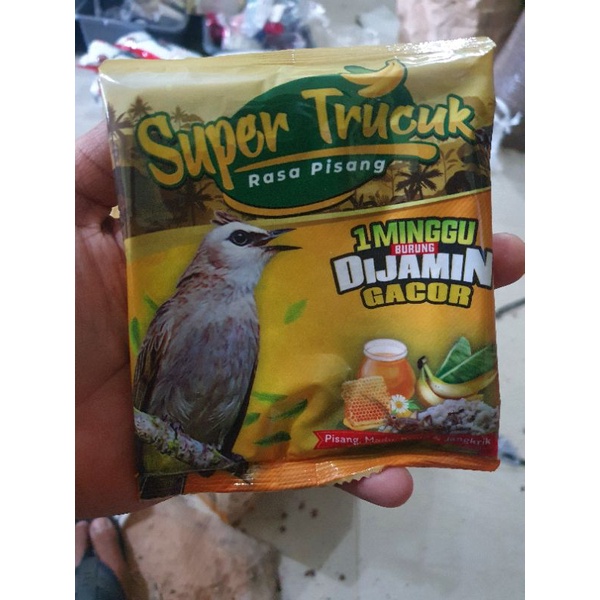 pur pisang super trucuk makanan burung