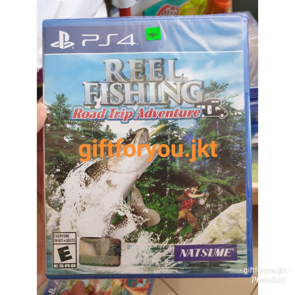 PS4 Video Game Reel Fishing Road Trip Adventure Playstation DVD Original