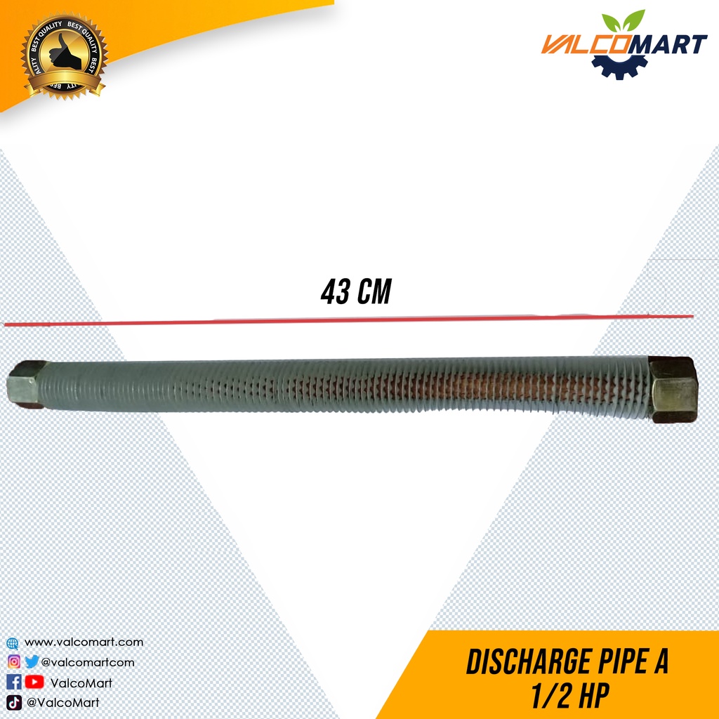 Discharge Pipe A 1/2 HP