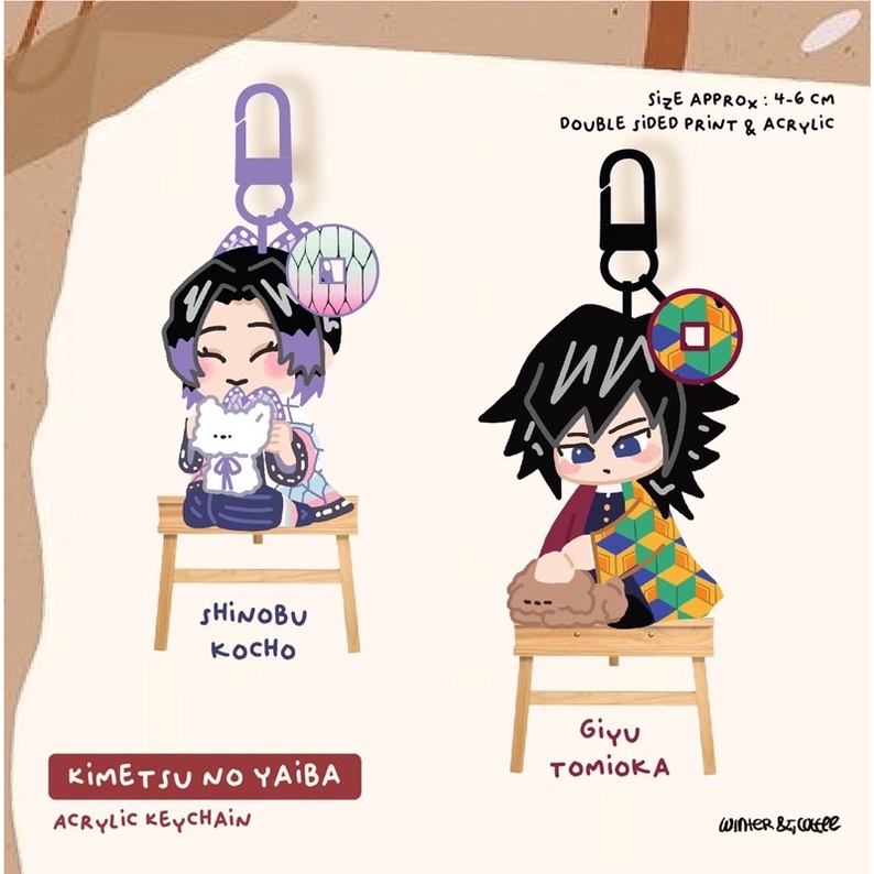 KIMETSU NO YAIBA / DEMON SLAYER ACRYLIC KEYCHAIN