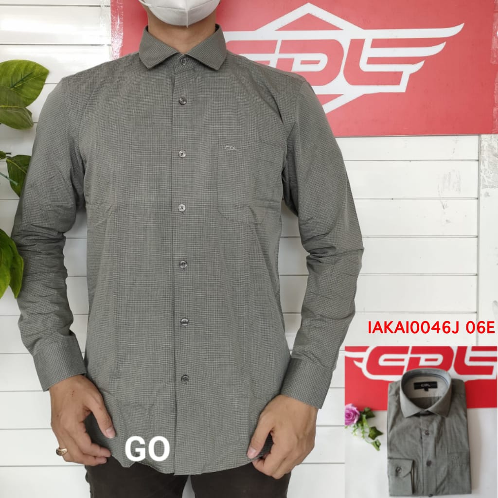 gof CDL (CARDINAL) KEMEJA FORMAL MOTIF REGULAR FIT &amp; SLIMFIT Pakaian Pria Atasan Kemeja Hem Lengan Panjang Original