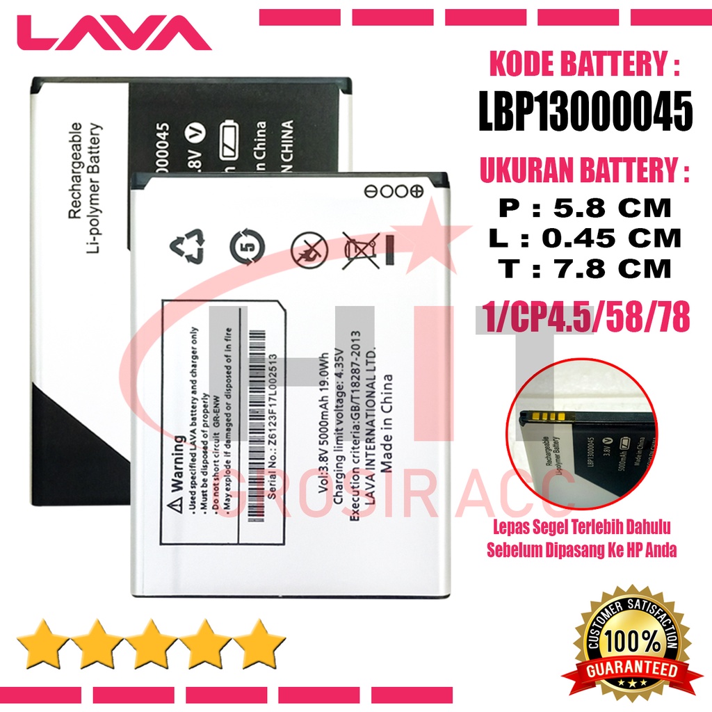 Baterai Battery Original LAVA Iris 88 / Iris 65 / LBP13000045