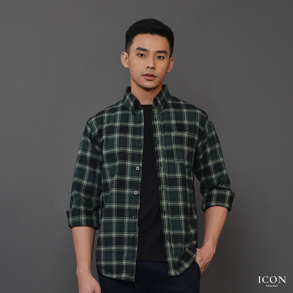 Kemeja Pria Parlent Icon Spencer Green Rin