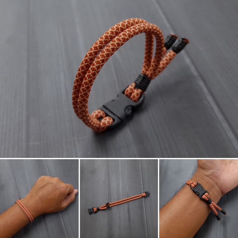 Gelang Buckle Gelang Tali Gelang Pria Gelang Wanita Gelang Prusik Gelang Paracord