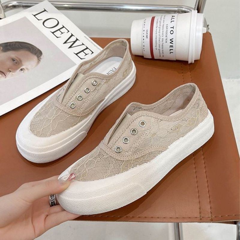 8097 Korean Women Shoes Fashion Sepatu Import Wanita Sneakers Murah