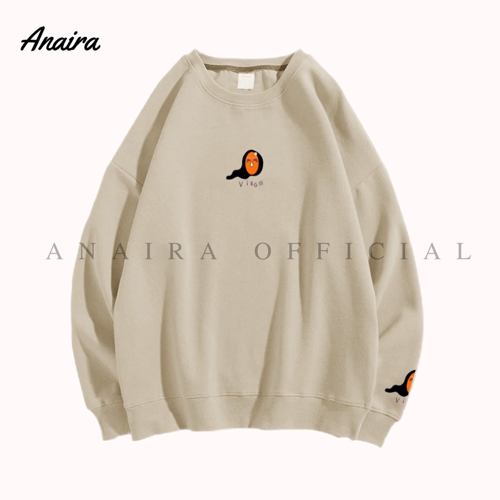 VIRGO SWEATER CREWNECK WANITA ANAIRAOFFICIAL