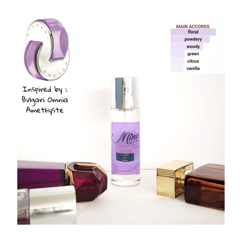 MINE PERFUME INSPIRED BY BVLGARI OMNIA AMETHYSTE
