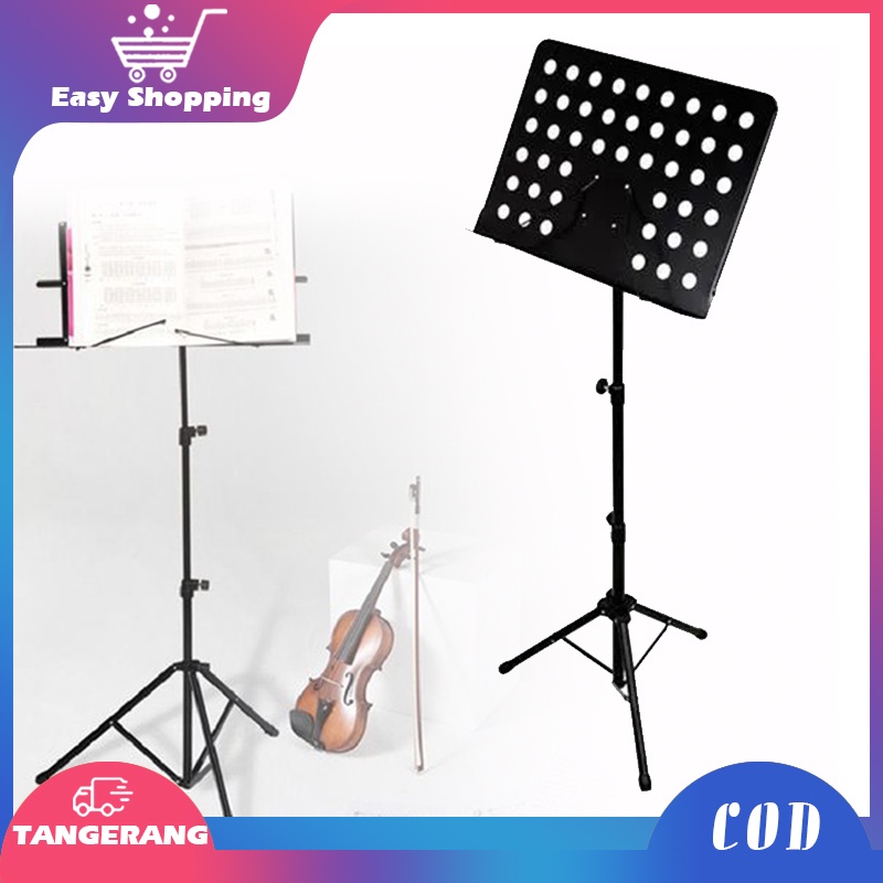 Stand Book Musik Stand Partitur Untuk Buku Musik Hitam Music Stand Book