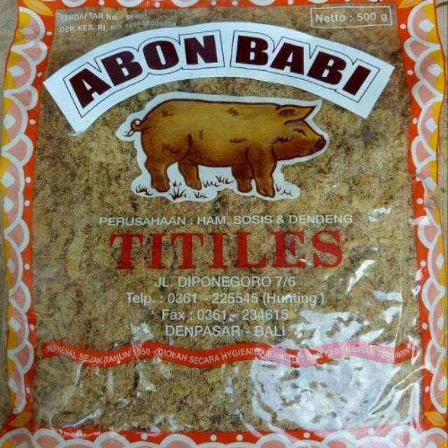 

TITILES ABON BABI 500 GR