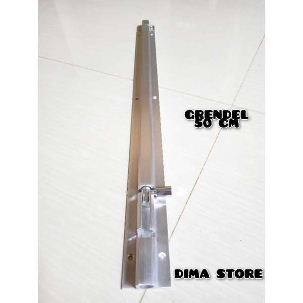 ( 50 CM ) Grendel Pintu Kupu Tarung 20" Inchi Slot Pintu Alumunium Tebal Anti Karat