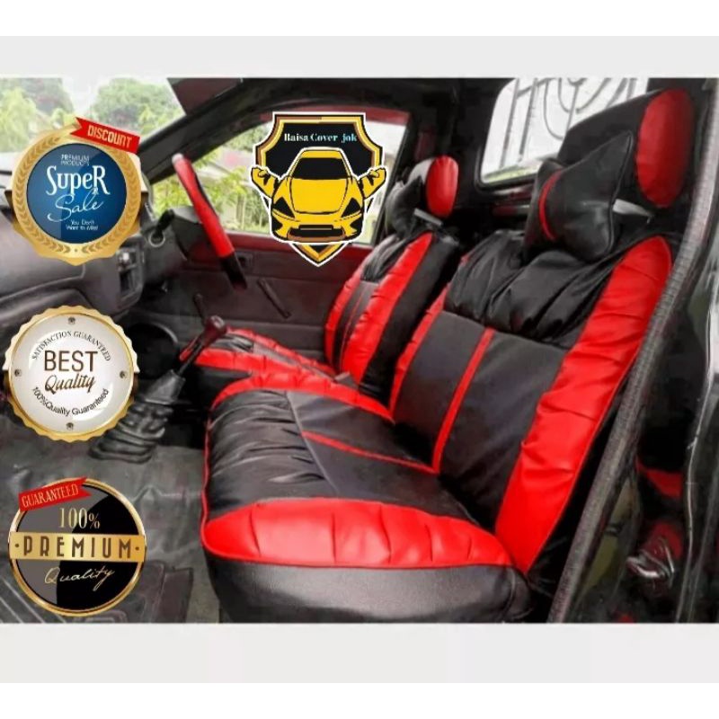 Sarung jok mobil kijang super pick up - Sarung jok mobil kijang kapsul pick up - cover jok mobil kijang pick up - variasi cover jok mobil kijang super - aksesoris mobil kijang super