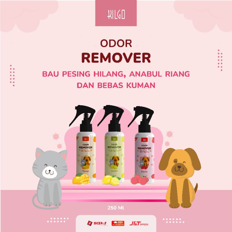 Kilgo odor remover - penghilang bau pesing premium - penghilang bau kotoran hewan - penghilang bau pesing kucing anjing - penghilang bau urin kucing anjing - penghilang bau pesing wangi tahan lama