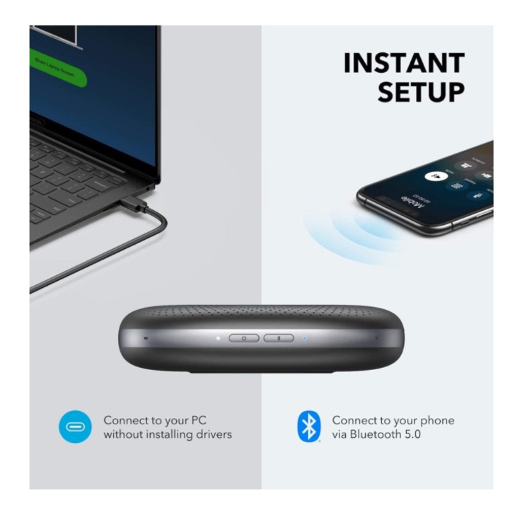 Anker PowerConf+ Bluetooth Speakerphone - A3306