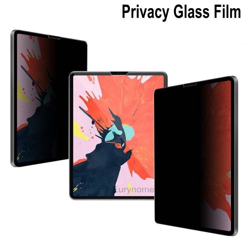 Privacy Tempered Glass Film For iPad Air 1 2 3 4 10.5 10.9 iPad 5 6 7 8 9 10.2 2015 2016 2017 2019  Screen Protector Film Anti-Peep For iPad Pro 11 2018 2020 2021 Mini 1 2 3 4 5 6 7.9 8.3