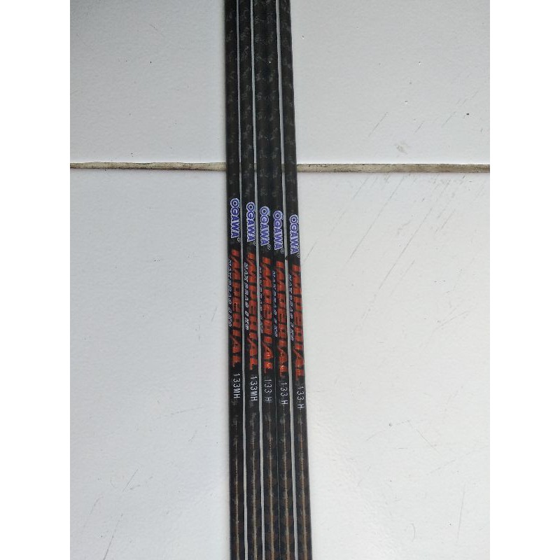 Blank carbon xwrap Ogawa Imperial 133cm seri MH dan H