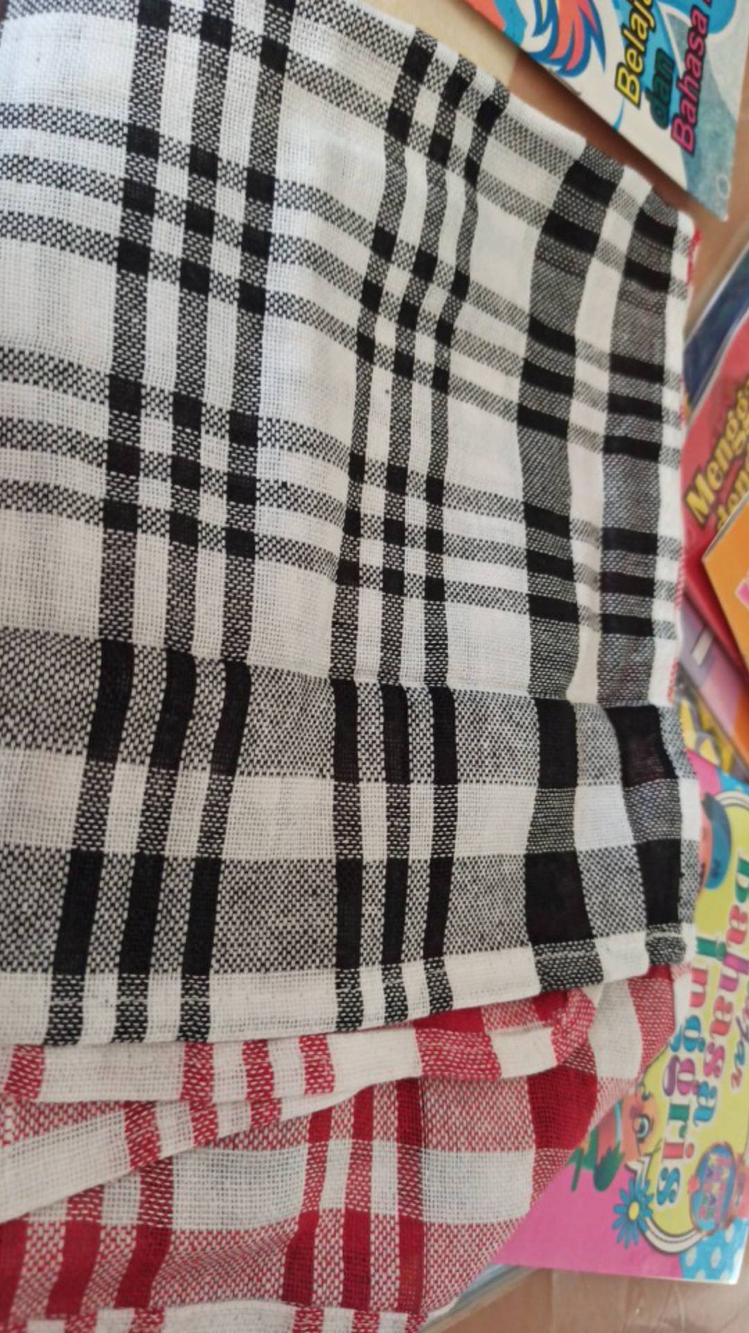 Serbet Lap Dapur Kain Serbet Lap Tangan Lap Piring Peralatan Perlengkapan Dapur Lap Meja S57