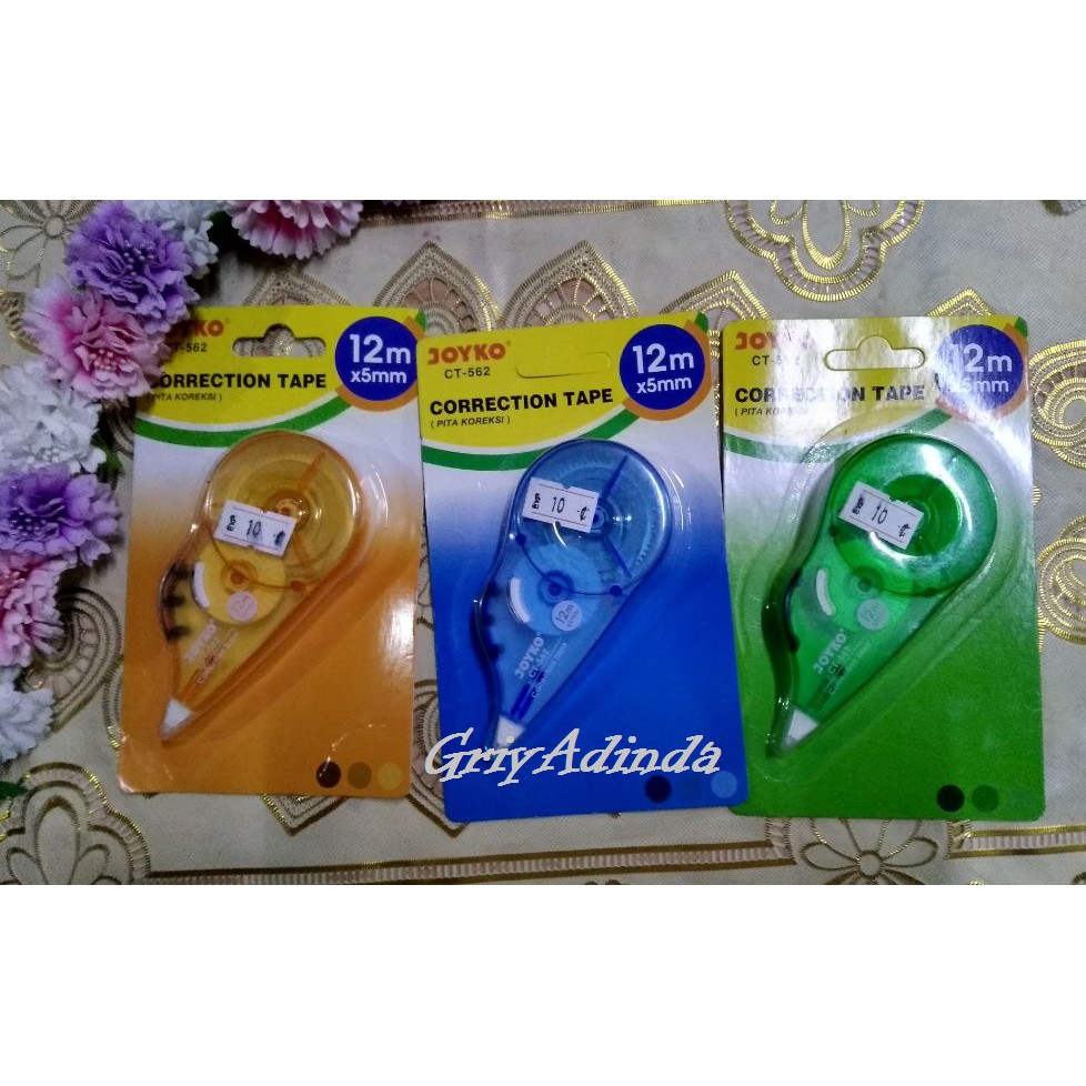 

Tip-Ex Correction Tape Kertas Tempel JOYKO 12 Meter