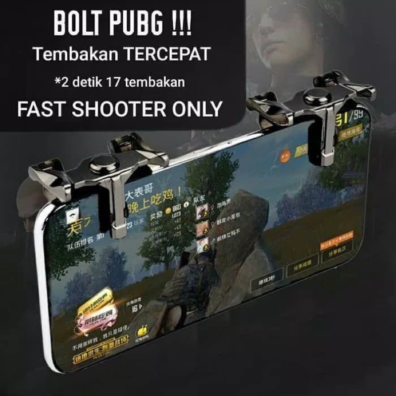 Joystick PUBG L1R1 Trigger King / H3 / EM Transparan Gamepad L1 R1 handle gaming game pad