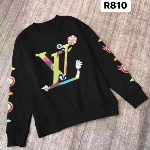 Sweater wanita pria import premium kualitas hoodie lv