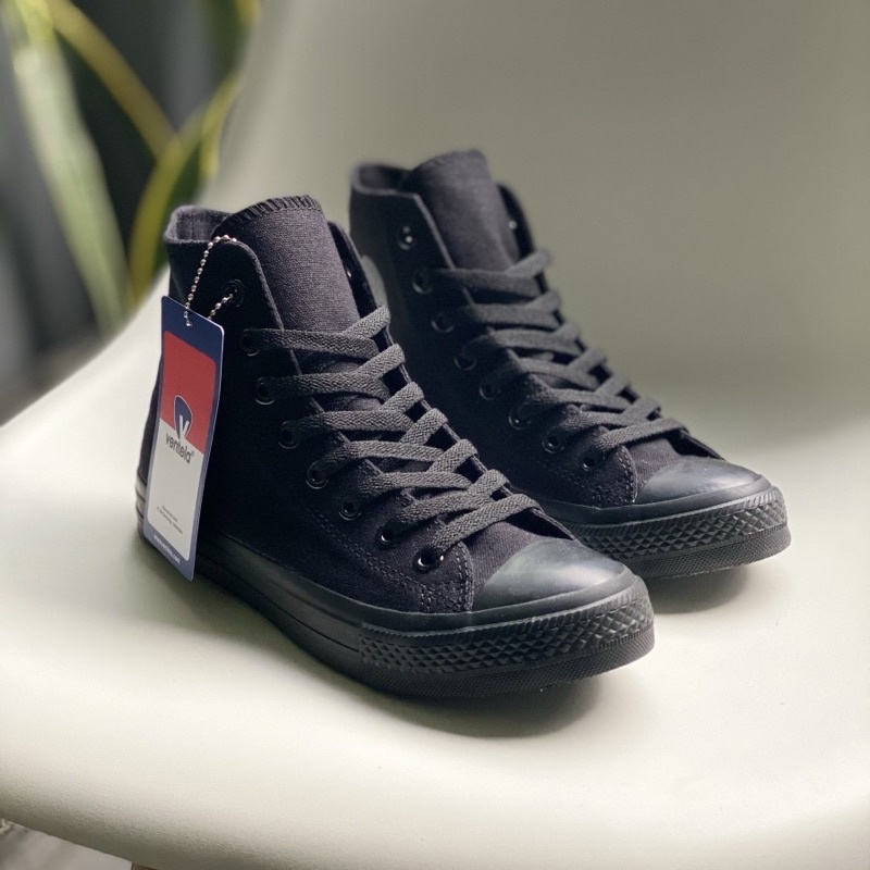 Sepatu Ventela Ethnic High All Black - Sepatu Ventela Original 100%  - Sepatu Sneakers - Sepatu Full
