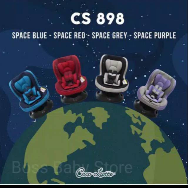 Prelove Carseat Cocolatte CS 898