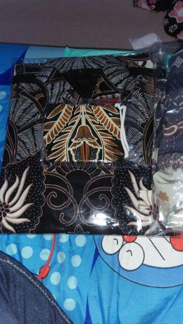 Wedanta Pinus Pendek Batik Pria Bahan Katun Primisima Full Furing