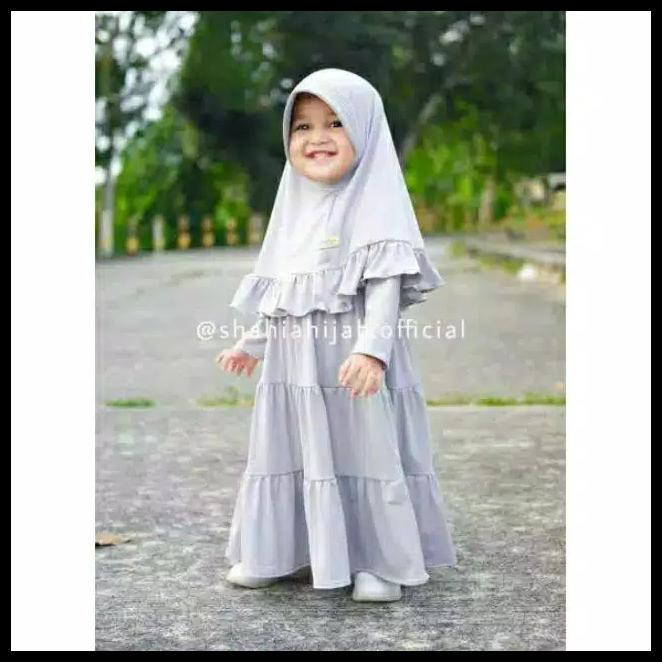 Gamis Canda Susun Anak / Gamis Jersey Anak / Gamis Susun