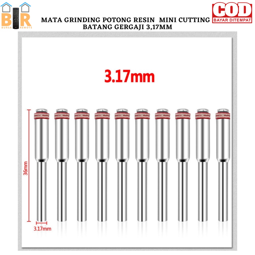 Mata Gerinda Potong Cutting  DISC 25 MM + BATANG GERGAJI As / Mandrell Drill Cutting Wheel Disc Dremel Rotary Tools