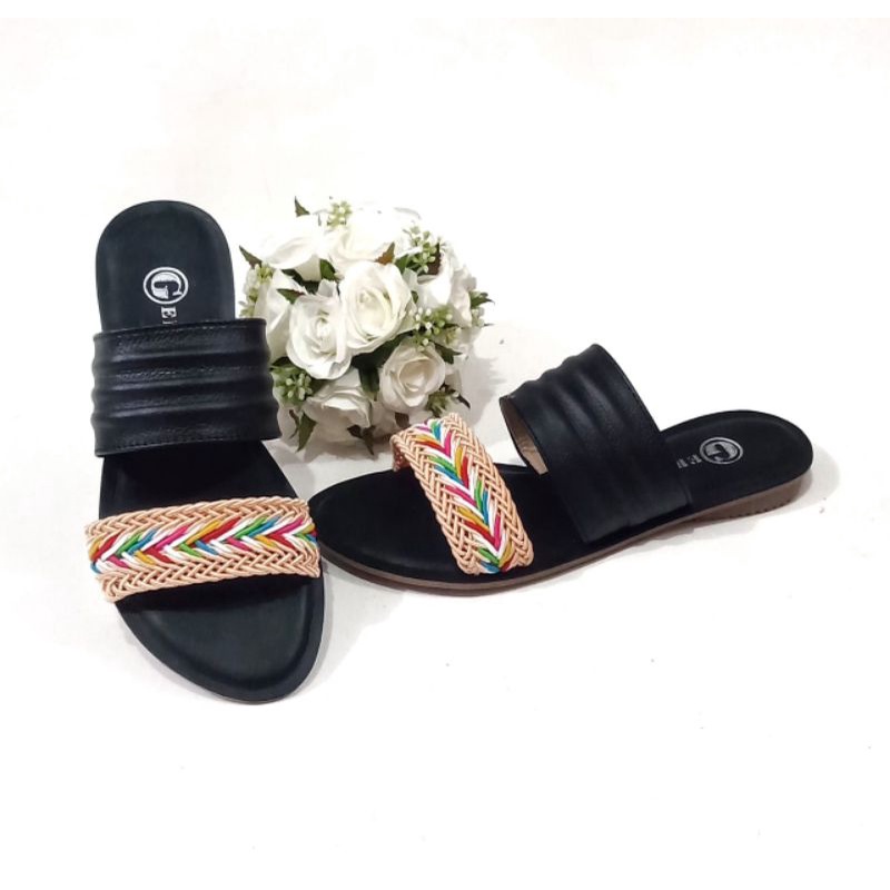 sendal kulit kerajinan garut (papirut)