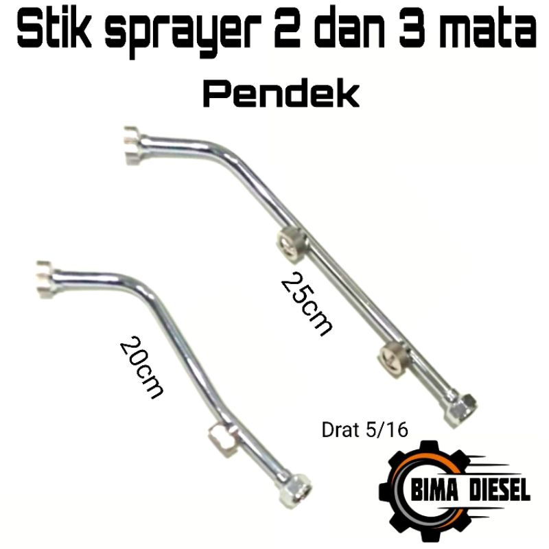 Stik sprayer mata 3 kabut elektrik stik sprayer nozzle stik semprotan hama tu26 panjang