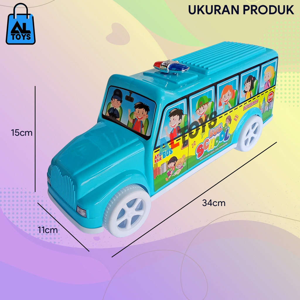 Mainan Mobil Bus Sekolah Jumbo AT01 Mainan Anak Murah