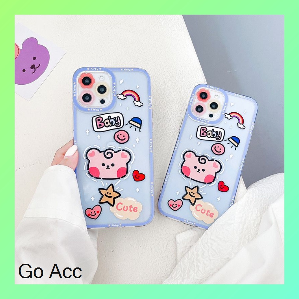 FH26 Softcase Protection Teddy Bear Beruang Xiaomi Redmi 9 Prime 9A 9i 9C 9T Note 8 Pro 9 Poco M3 X3 Pro, Samsung A02/M02 A02s/M02s A10 A10s A11/M11 A12 A20/A30/M10s A20s A21s A50 A50s A30s J2 Prime