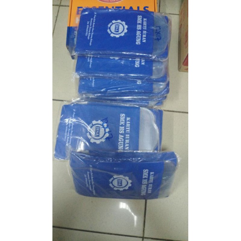 

SAMPUL PLASTIK KARTU BAYARAN / KARTU IURAN - 12X17