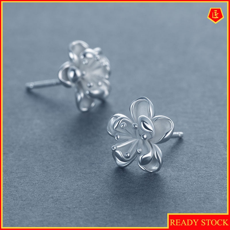 [Ready Stock]Simple Fashion All-Matching Flower Ear Studs