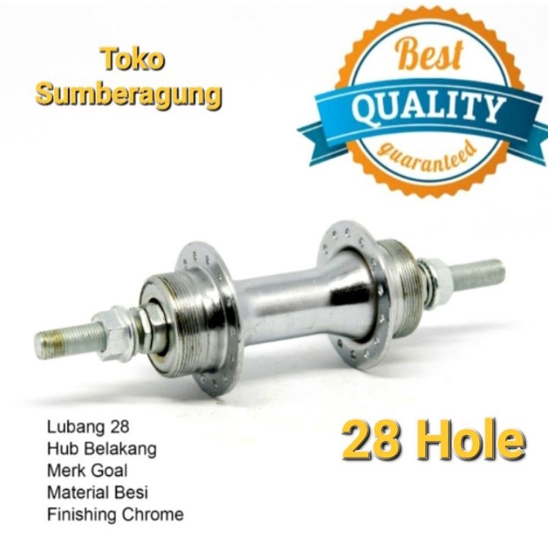 Hub Freehub 28 hole bos belakang lubang 28 nap 28 hole Hub freehub bos Nap lubang 28