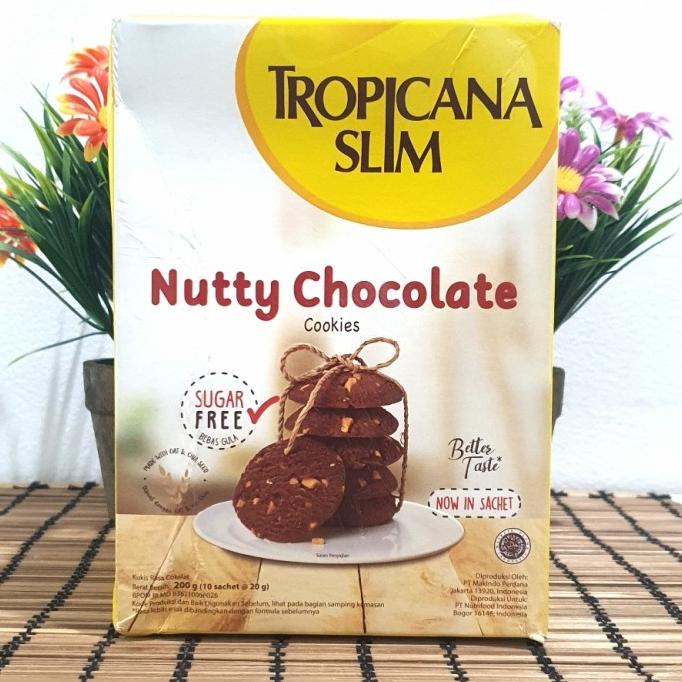 

Promo Awal tahun Tropicana Slim Nutty Chocolate Cookies (1 Box - 10 Sachet) Promo Awal tahun