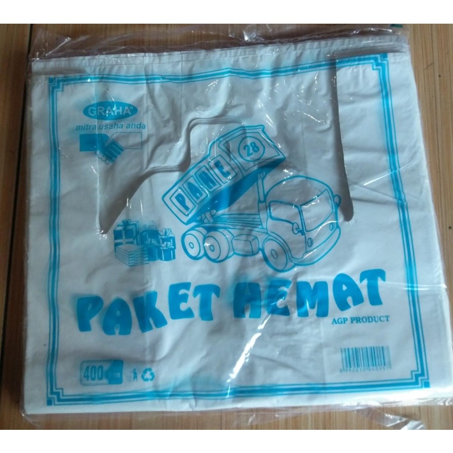 Plastik Kresek Putih PAHE isi 400gr Plastik Putih Kresek Plastik HD