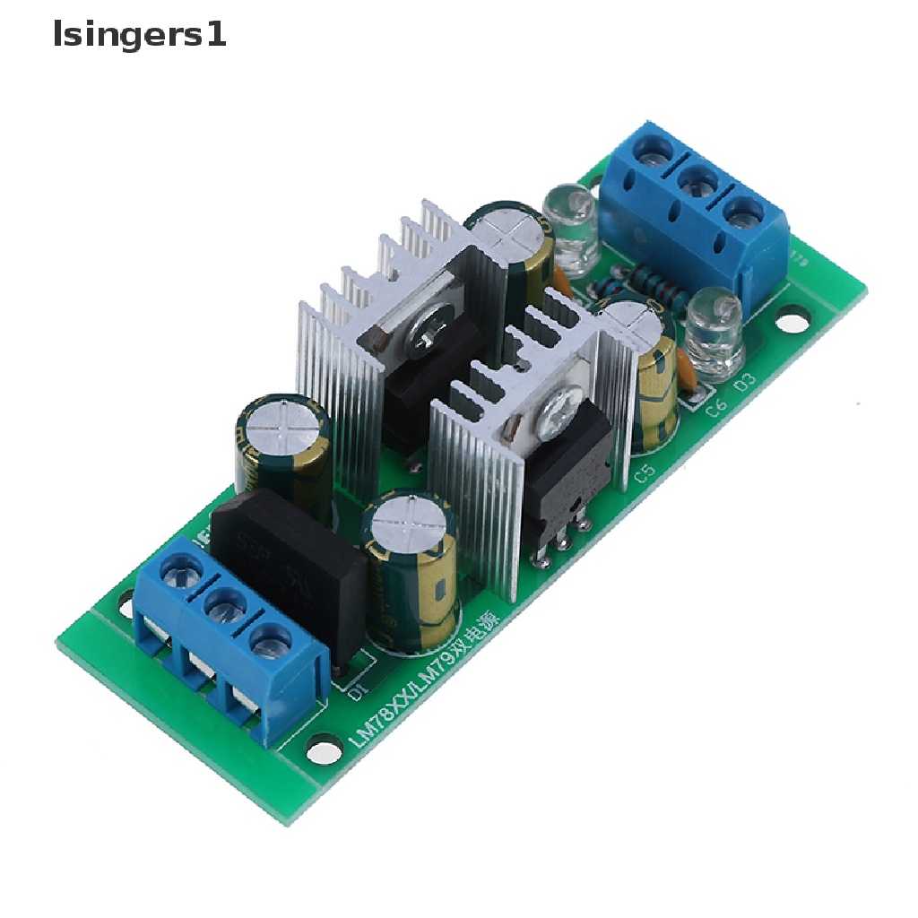 (lsingers1) Lm7812 + LM7912 regulator power supply dual voltage 12V